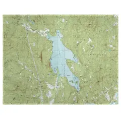 Betsy Drake Newfound Lake, NH Nautical Map Place Mat Set of 4