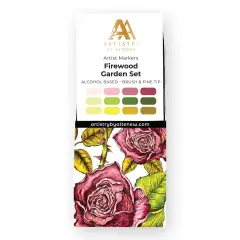Firewood Garden Artist Alcohol Markers Set M