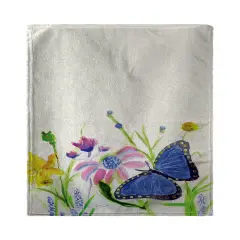 Betsy Drake Betsy's Blue Morpho Kitchen Towel