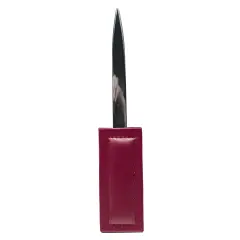 Burgundy Bonded Leather Letter Opener