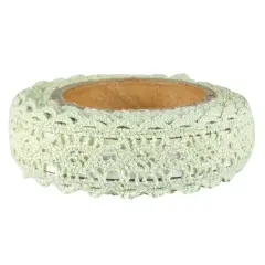 Wrapables Decorative Lace Tape Light Green