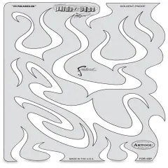 Iwata Artool Freehand Template - Flame-O-Rama Funkadelik