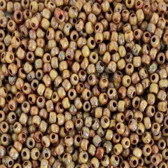Opaque Brown Picasso Miyuki Seed Beads - Miyuki 4517