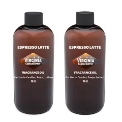 Espresso Latte Fragrance Oil (Our Version of the Brand Name) (32 oz Bottle) for Candle Making, Soap Making, Tart Making, Room Sprays, Lotions, Car Fresheners, Slime, Bath Bombs, Warmers&hellip;