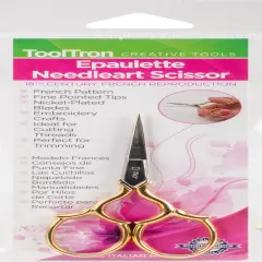 Tool Tron Epaulette Scissors 3.5"-Gold-Plated