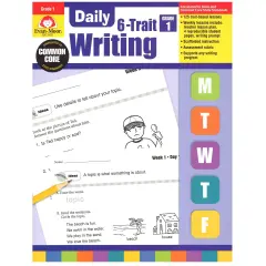 Daily 6-Trait Writing Book, Grade 1