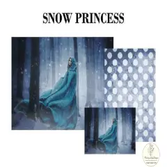 Snow Princess Art Pack Decoupage Papers