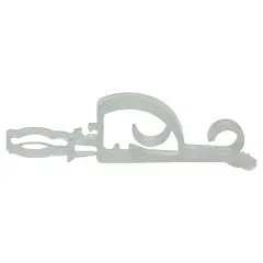 Simple Living Set of 100 Clear Max Pro Anywhere Christmas Light Clips