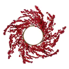 Northlight Red Berries Artificial Christmas Wreath - 28" - Unlit