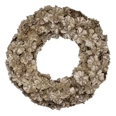 Northlight Gold Glitter Pine Cone Artificial Christmas Wreath, 12-Inch