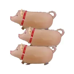 Wrapables Walking Animal Pet Balloon (Set of 3) Pig