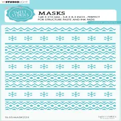 Studio Light Sweet Stories Stencil 5.9"X8.25"-NR.225, Winter Sweater