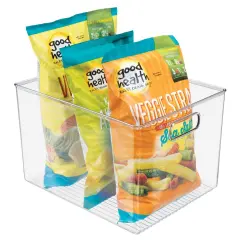 mDesign Plastic Kitchen Food Storage Organizer Bin - Clear