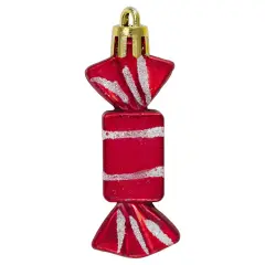 Northlight 8ct Red and White Peppermint Shatterproof Christmas Ornaments 2.25"