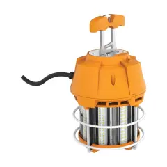 Satco 60w LED Hi-Lumen temporary Hi-Bay Caged lamp 5000K 120v Natural Light