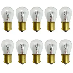 10PK - GE 1691 - 27566 17w 28v S8 BA15s Base Aircraft Low Voltage Light Bulb