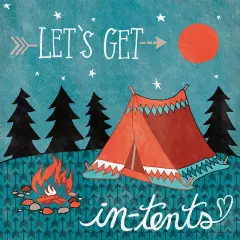 Adventure Love Tent Poster Print by Mary Urban - Item # VARPDX30520