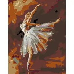 Artwille DIY Paint by Numbers for Adults and Kids - The dancer bends