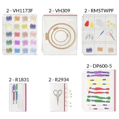 StoreSMART - Embroidery / Cross Stitch Storage Variety Pack - 12 Pieces