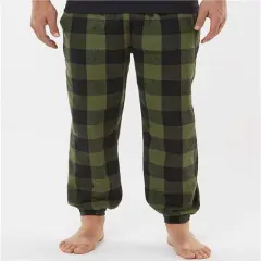 Flannel Jogger | RADYAN&reg; Army-black