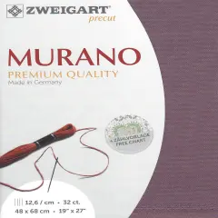 Precut Zweigart Murano 32 count Plum
