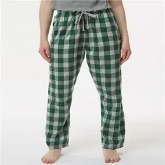 Luxurious Haley Flannel Pant | RADYAN&reg; Green/ oxford buffa