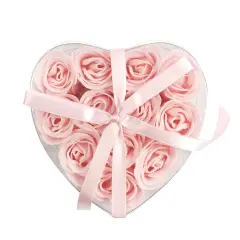 Wrapables Scented Rose Soaps (Set of 12), Pink
