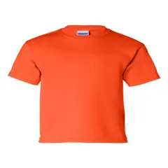 Gildan&reg; Ultra Cotton Youth Crewneck Short Sleeve T-Shirt Orange
