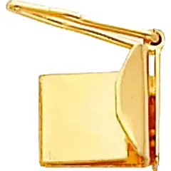 14K Gold Fold Over Clasp Replacement Tongue 8.4mm