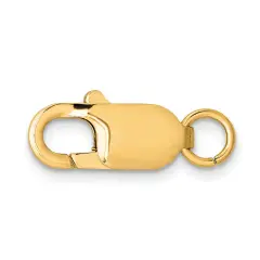 14K Gold Lobster Clasp W/Jump Ring (9.90Mm To 17.80Mm)