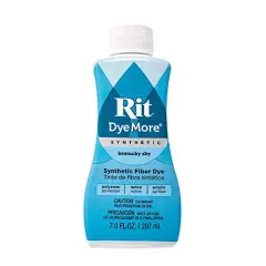 Synthetic Rit Dye More Liquid Fabric Dye &ndash; Wide Selection of Colors &ndash; 7 Ounces - Kentucky Sky