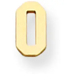 14K Gold Number 0 4mm