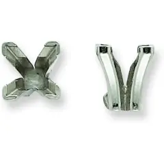 14K White Gold Tru-Seat 4 Prong Princess V Head 3.5mm