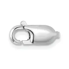 14K White Gold Lobster Clasp 13.5mm