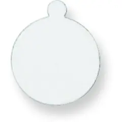 14K White Gold Round Stamping Disc 0.032"