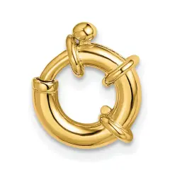14K Gold Spring Ring Clasp (11.00mm to 22.00mm)