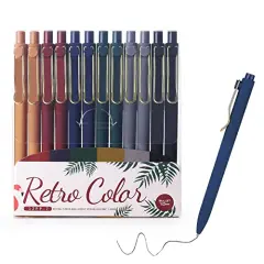 Pens, Fine Point Smooth Writing Pens, Personalized Ballpoint Pens Bulk, Flair Teacher Pens, Black Ink 1.0 mm Journaling Pen, Aesthetic Gift School Office Supplies for Note Taking