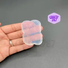 Semi Colon Bits Earring Silicone Mold, Resin Silicone Mold, Polymer Clay Mold (A15)