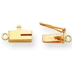 14K Gold Barrel Clasp 7.6mm YG1823