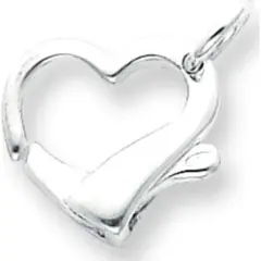 Sterling Silver Lobster Clasp W/Jump Ring (14.50Mm To 17.40Mm)