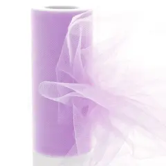 6" Premium Tulle Lt. Lavender 100 Yard