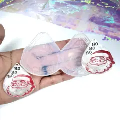 Santa Ho Ho Ho Dangle Earrings Silicone Mold(C6)