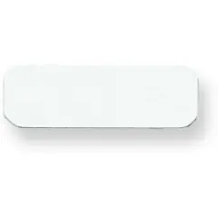 14K White Gold Rectangle Stamping Disc 0.032"