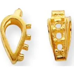 14K Gold Rabbit Ear Bail