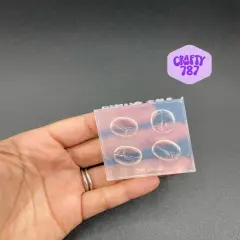 Coffee Bean Silicone Mold, Rsin Mold, Polymer Clay Mold (A15)