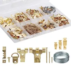 Picture Hanging Kit, 220pc, Picture Hangers, Nails for Hanging Pictures, Wall Hangers, Picture Hanging, Picture Hanging Hooks, Frame Hanging Hardware, Picture Hooks, Wall Hanging Kit