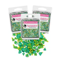 Buttons Galore Sprinkletz DIY Craft Embellishment Polymer Clay Pieces 36 Grams - 3 Packs of O Christmas Tree