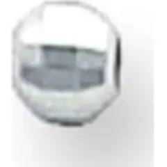 Sterling Silver 3.0mm Faceted Round Beads 1.3mm Hole - Pack of 12