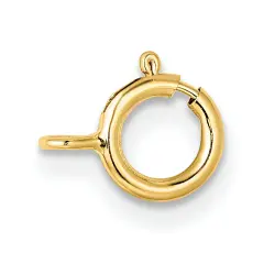 14K Gold Spring Ring Clasp YG1702