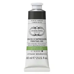 Charbonnel Water Washable Printing Ink - Carbon Black, 60 ml